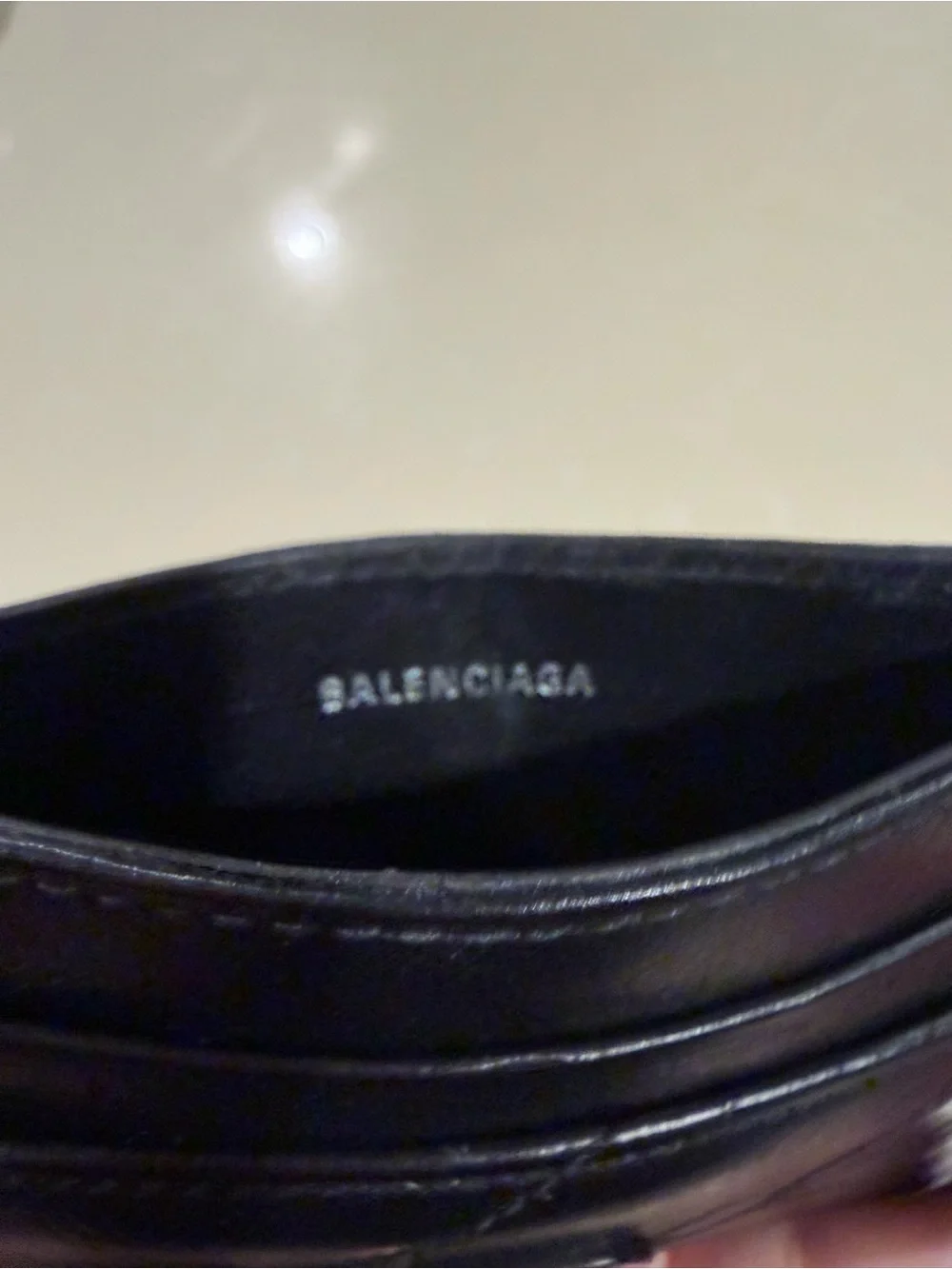 Balenciaga Crush Card Holder Quilted